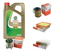 MAHLE Controllo Set 5L CASTROL EDGE 5W-30 C3 Per Opel Astra J CC