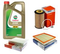 MAHLE Controllo Set 5L CASTROL EDGE 5W-30 C3 Per Opel Insignia A 1.6 CDTi