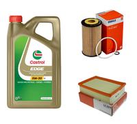 MAHLE Controllo Set 5L CASTROL EDGE 5W-30 C3 Per Opel Mokka/Mokka X