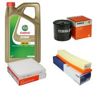 MAHLE Controllo Set 5L CASTROL EDGE 5W-30 C3 Per Renault Clio IV 1.2 16V