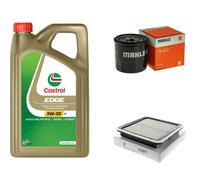 MAHLE Controllo Set 5L CASTROL EDGE 5W-30 C3 Per Subaru Forester 2.5 AWD