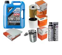 MAHLE Controllo Set 5L Liqui Moly 5W-30 Longtime High Tech Per VW Polo 1.6