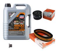 MAHLE Controllo Set 5L Liqui Moly 5W-30 TOP TEC 4200 Per Renault 19 II 1.7