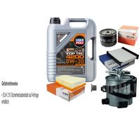Mahle Controllo Set 5L Liqui Moly 5W-30 Top Tec 4200 per Renault Scenic II