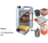 MAHLE Controllo Set 5L Liqui Moly 5W-30 TOP TEC 4200 Per VW Polo 64 1.9 D