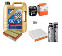 MAHLE Controllo Set 5L Liqui Moly LONGLIFE III 5W-30 Per VW Golf Sportsvan