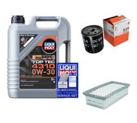 MAHLE Controllo Set 5L Liqui Moly Top Tec 4310 0W-30 Per Citroën C1 II 108
