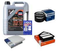 Mahle Controllo Set 5L Liqui Moly Top Tec 4310 0W-30 per Honda Cr-V IV Dx