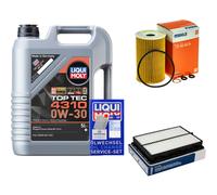 MAHLE Controllo Set 5L Liqui Moly Top Tec 4310 0W-30 Per KIA Optima