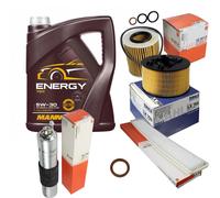 Mahle Controllo Set 5L mannol 5W-30 Energia per BMW 3er Compact 316 Ti