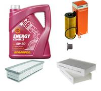 MAHLE Controllo Set 5L MANNOL 5W-30 Energy Combi LL per BMW X3 F25 X4 F26