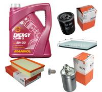 MAHLE Controllo set 5L MANNOL 5W-30 Energy Comby LL per VW Passat Estate