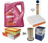 MAHLE Controllo set 5L MANNOL 5W-30 Energy Comby LL per VW Passat Estate