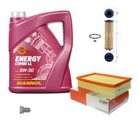 MAHLE Controllo set 5L MANNOL 5W-30 Energy Comby LL per VW Passat Estate