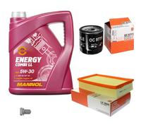 MAHLE Controllo set 5L MANNOL 5W-30 Energy Comby LL per VW Passat Estate