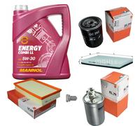 MAHLE Controllo set 5L MANNOL 5W-30 Energy Comby LL per VW Passat Estate