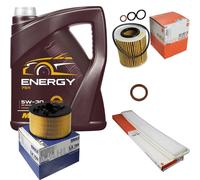 MAHLE Controllo Set 5L MANNOL 5W-30 Energy Per BMW 3er Compact 316 TI 318
