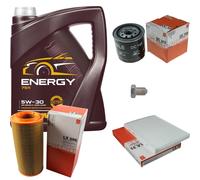 MAHLE Controllo Set 5L MANNOL 5W-30 Energy Per VW Lupo 1.7 SDI Polo 60 64