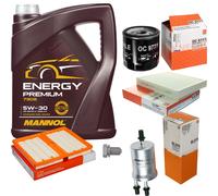 Mahle Controllo Set 5L mannol 5W-30 Energy Premium per . Audi A1 Sportback
