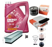 MAHLE Controllo Set 5L MANNOL 5W-30 Energy Premium Per Dacia Duster
