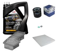 MAHLE Controllo Set 5L MANNOL 5W-30 LONG LIFE Per Lexus IS I 200