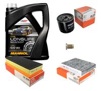 MAHLE Controllo Set 5L MANNOL 5W-30 LONGLIFE Per Alfa Romeo GT 1.8 TS