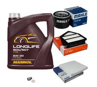 MAHLE Controllo Set 5L MANNOL 5W-30 LONGLIFE Per Honda CR-V IV 1.6i-DTEC
