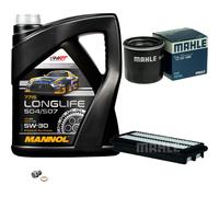 MAHLE Controllo Set 5L MANNOL 5W-30 Longlife Per KIA Picanto 1.1