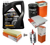 Mahle Controllo Set 5L mannol 5W-30 Longlife per Seat Cordoba 1.6i 1.8 T 20V