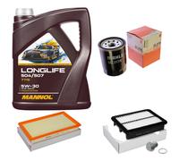MAHLE Controllo Set 5L MANNOL 5W-30 LONGLIFE Per Suzuki SX4 S-Cross 1.6