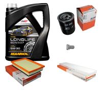 MAHLE Controllo set 5L MANNOL 5W-30 Longlife per VW abdu mrques 1.9 TDI Seat