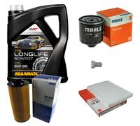 MAHLE Controllo Set 5L MANNOL 5W-30 LONGLIFE Per VW Lupo 1.4 FSI