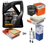 Mahle Controllo Set 5L mannol 5W-30 Longlife per VW Polo 1.4 Per Seat Ibiza IV
