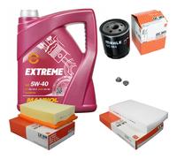 Mahle Controllo Set 5L mannol 5W-40 Estremo per Fiat Bravo I 1.9 Td 100 - S