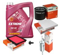 Mahle Controllo Set 5L mannol 5W-40 Estremo per Mazda 2 1.4 1.25 1.6