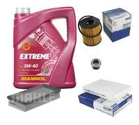 Mahle Controllo Set 5L mannol 5W-40 Estremo per Suzuki Splash Custodia 1.3