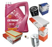 MAHLE Controllo Set 5L MANNOL 5W-40 Extreme Per Audi Cabriolet 2.6 2.8 80