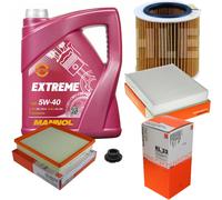 MAHLE Controllo Set 5L MANNOL 5W-40 Extreme Per BMW 2 Cabriolet 220i