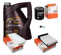 MAHLE Controllo Set 5L MANNOL 5W-40 Extreme Per Citroën C1 1.0 Peugeot 107