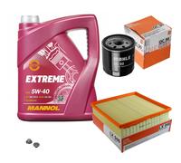 MAHLE Controllo Set 5L MANNOL 5W-40 Extreme Per Opel Omega B 2.2 16V 2.0 2.5