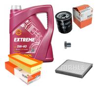 MAHLE Controllo Set 5L MANNOL 5W-40 EXTREME Per Rover 25 1.4 16V MG