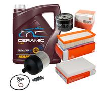 MAHLE Controllo Set 5L MANNOL Ceramic 5W-30 Per Dacia Lodgy 1.5 dCi