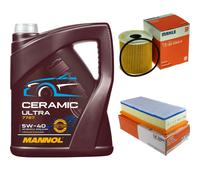 MAHLE Controllo Set 5L MANNOL Ceramic 5W-40 Per Peugeot 508 SW I 2.0 HDi
