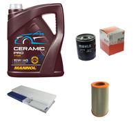 MAHLE Controllo Set 5L MANNOL Ceramic Pro 10W-40 Per Fiat Ducato Kasten