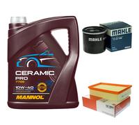 MAHLE Controllo Set 5L MANNOL Ceramic Pro 10W-40 Per Renault Koleos I HY