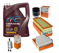 MAHLE Controllo Set 5L MANNOL Ceramic Pro 10W-40 Per VW Touran 1T3 1.4 TSI