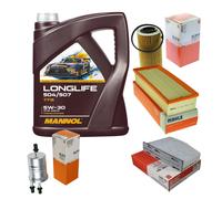 Mahle Controllo Set 5L mannol Longlife 504/507 5W-30 per Audi Tt 8J3 2.0