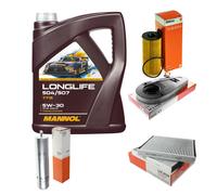 Mahle Controllo Set 5L mannol Longlife 504/507 5W-30 per BMW 5er F10