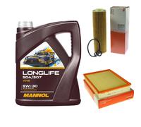 Mahle Controllo Set 5L mannol Longlife 504/507 5W-30 per Mercedes-Benz