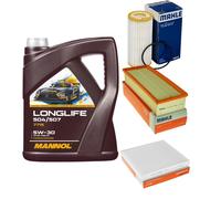 MAHLE Controllo Set 5L MANNOL LONGLIFE 504/507 5W-30 Per Seat Leon ST 5F8